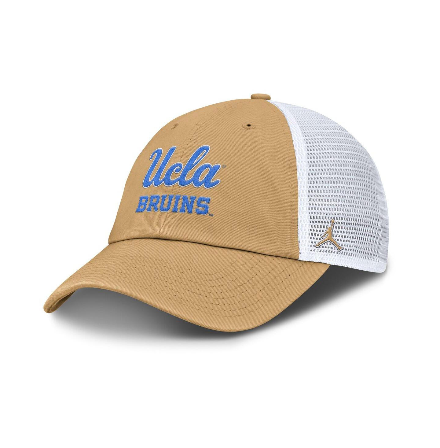 Мужская кепка Jordan Gold Ucla Bruins Club Trucker Adjustable Hat — фото 1