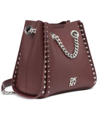 Josie Small Studded Bucket Bag