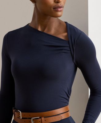 Women's Stretch Jersey Asymmetrical Top