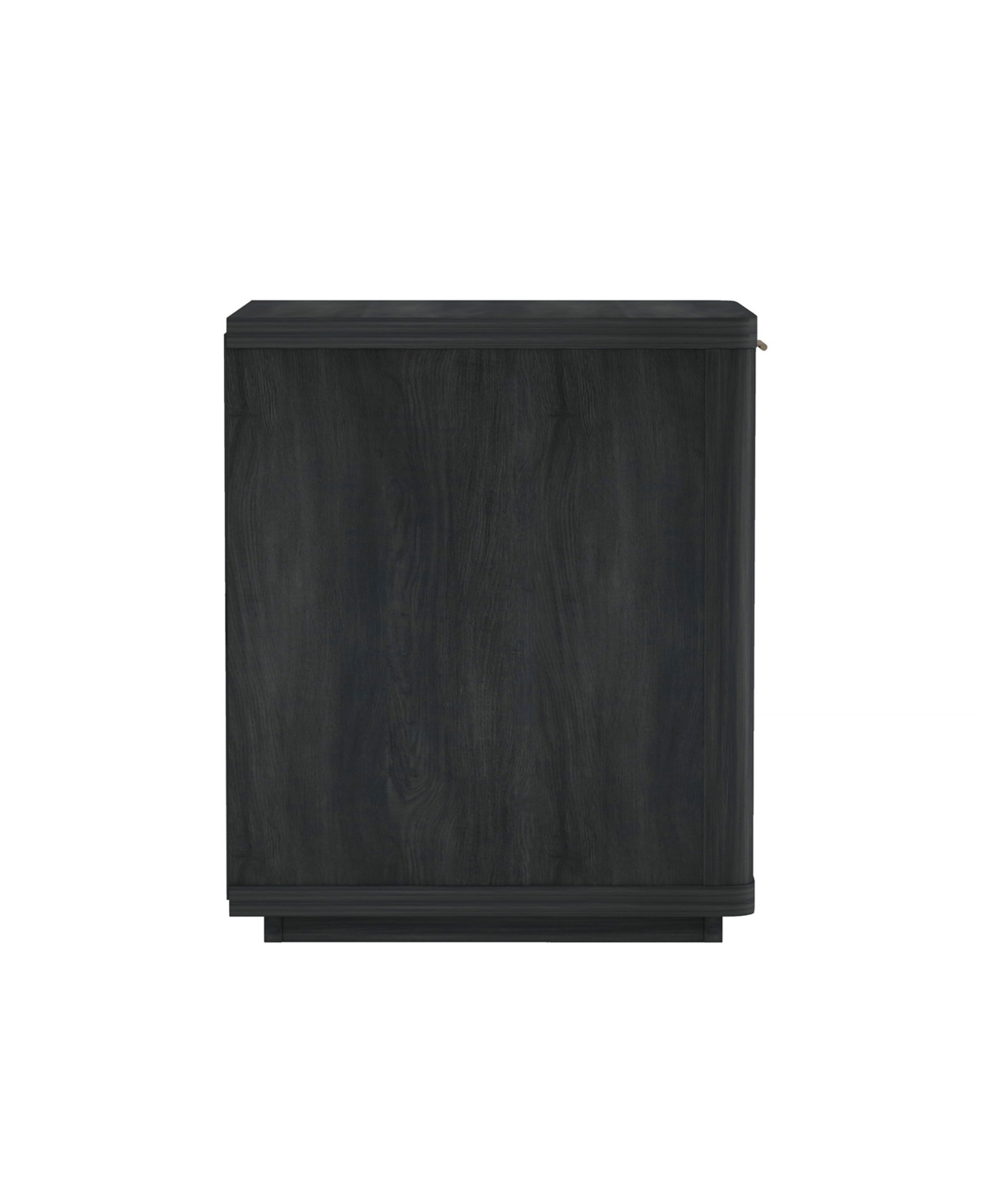Manhattan Comfort 20" Evelyn Wood 1-drawer Nightstand In Gray