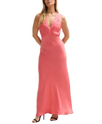 Women's Pandora Bias Cut Sleeveless Embroidered Maxi Dress