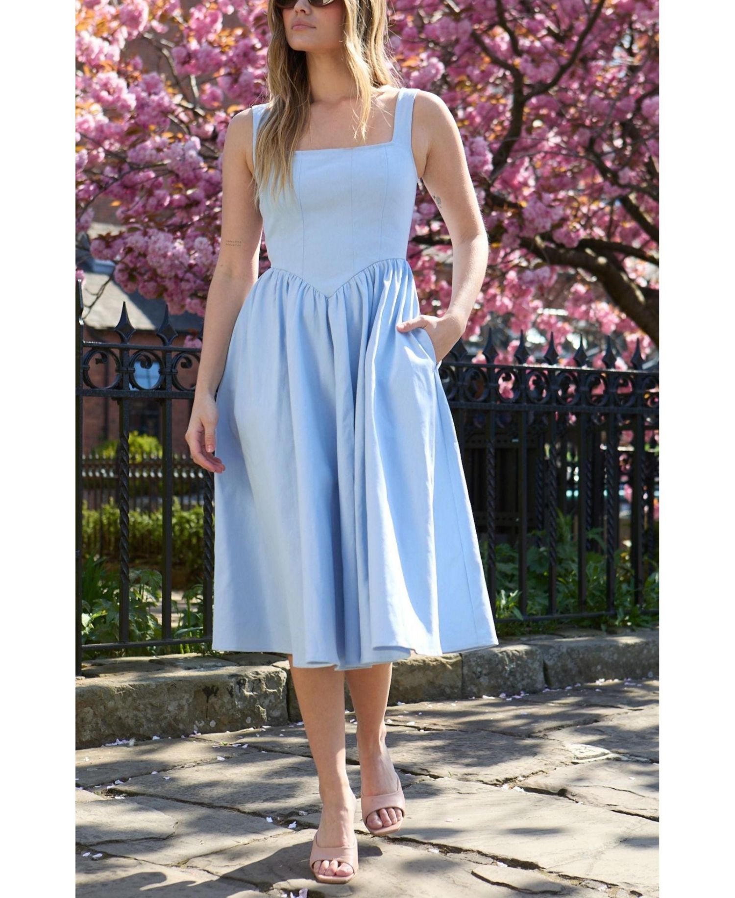 Women's Hayley Corset Inspired Midi Dress