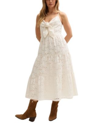 Women's Onita Tiered Broderie Anglaise Midi Dress