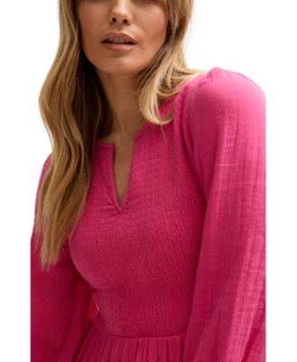 Women's Paulina Shirred Bodice Maxi Dress