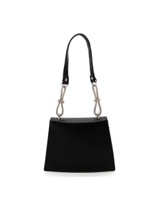 Bria Rhinestone Handle Shoulder Bag