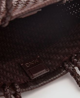 Women's Braided Leather Shoulder Bag