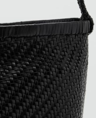 Women's Braided Leather Shoulder Bag