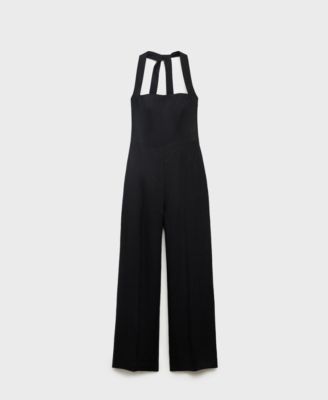 Women's Linen Halter Jumpsuit
