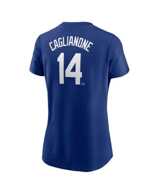 Women's Jac Caglianone Royal Kansas City Royals Fuse Name Number T-Shirt