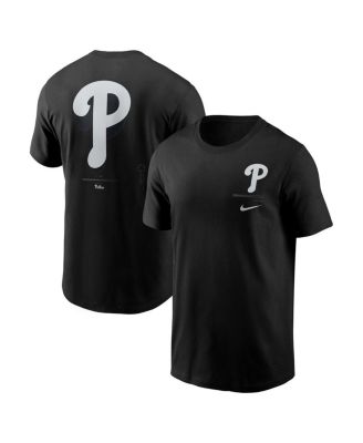 Nike - Men's Black Philadelphia Phillies Lights Out Bar Loading T-Shirt