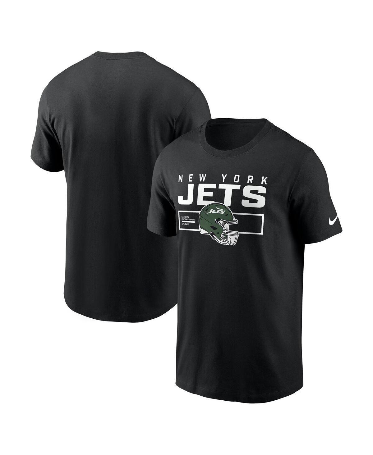 Мужская черная футболка New York Jets Prime Time Helmet Essential от New York Jets