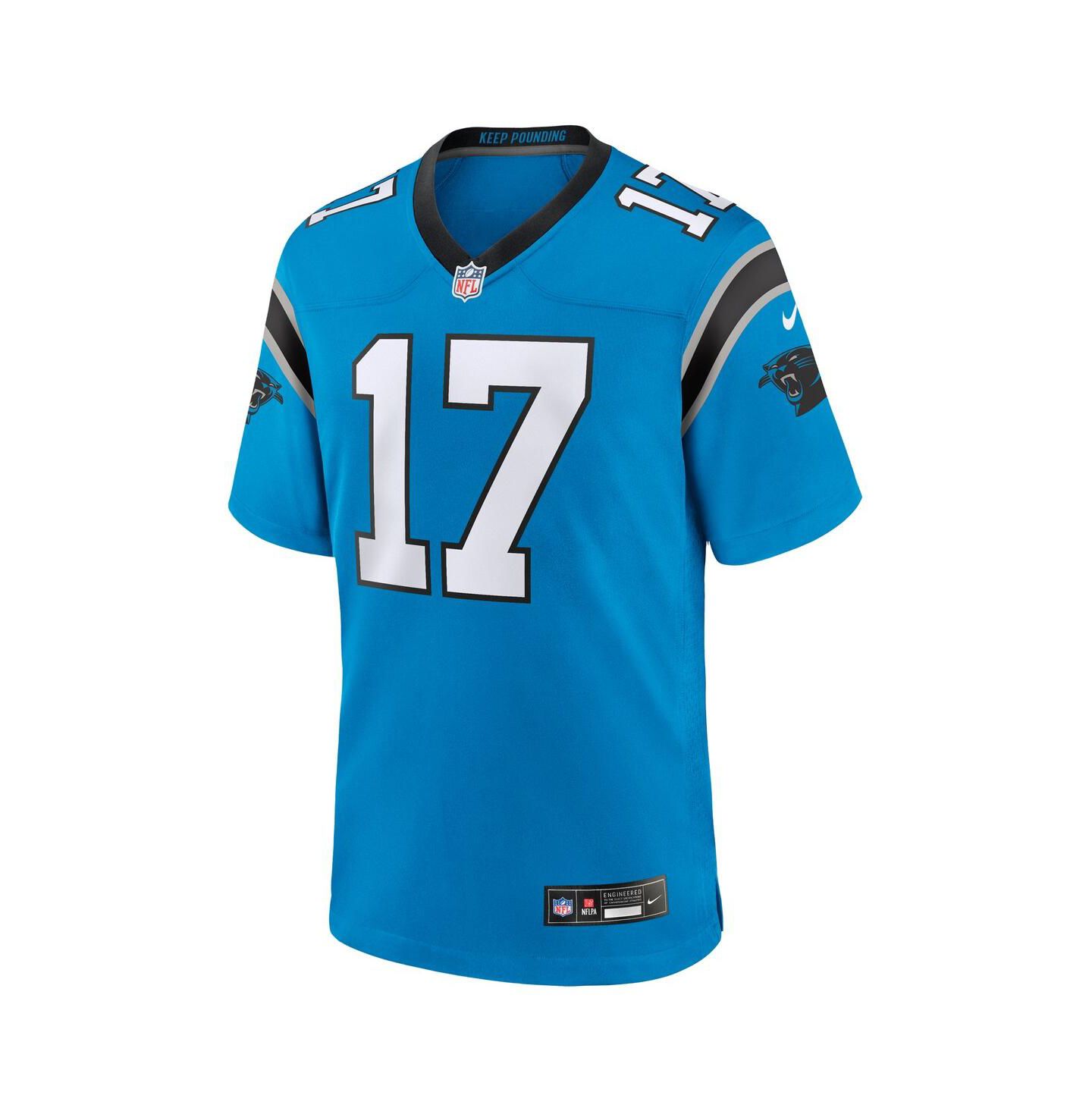 Мужской топ Nike Xavier Legette Blue Carolina Panthers Alternate Game Jersey — фото 3