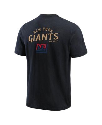 Darius Rucker Collection by Men's Black New York Giants Washed Henley T-Shirt