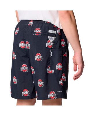 Men's Black Ohio State Buckeyes Big Tall Back Cast Shorts