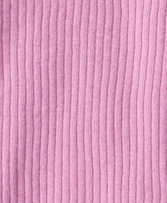 Baby Long-Sleeve Ribbed Bodysuits, 4 Pack