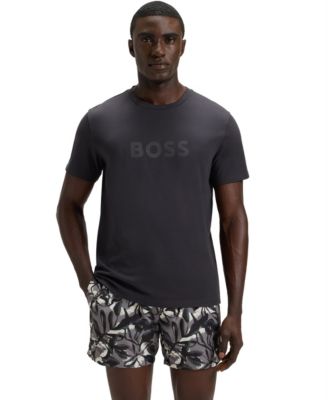 Men's Cotton-Jersey Logo Print Regular-Fit T-Shirt