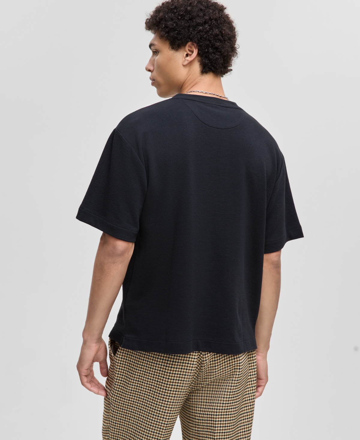 Mode Of One Men's Corey Ottoman Relaxed-fit T-shirt, Macy's Exclusive In Black