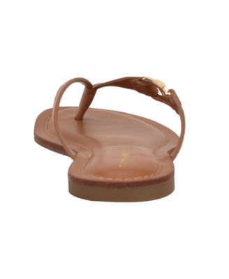 Women's Liande Logo Flat Thong Sandal