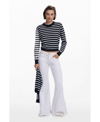 Women's Horizontal striped sweater