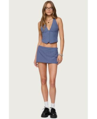 Women's Frankey Pinstripe Mini Skort