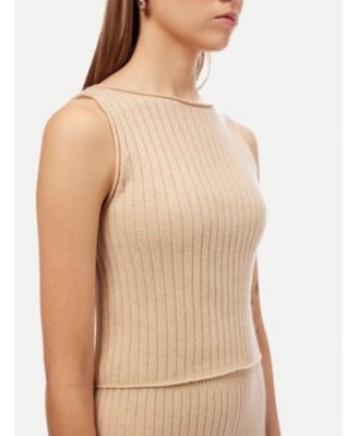 Women's Cashmere Crop Top
