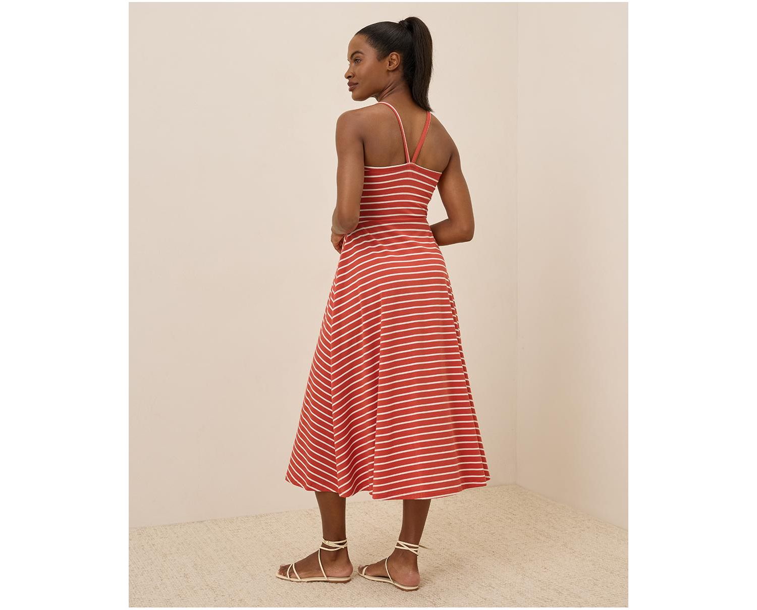 Women's Fit & Flare Midi Dress