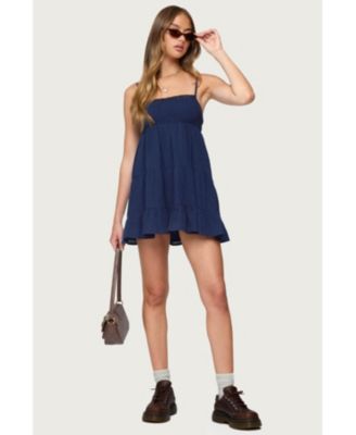 Women's Calley Scrunchy Tiered Mini Dress