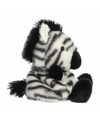 Aurora Mini Grevy Zebra Palm Pals Adorable Plush Toy White 4"