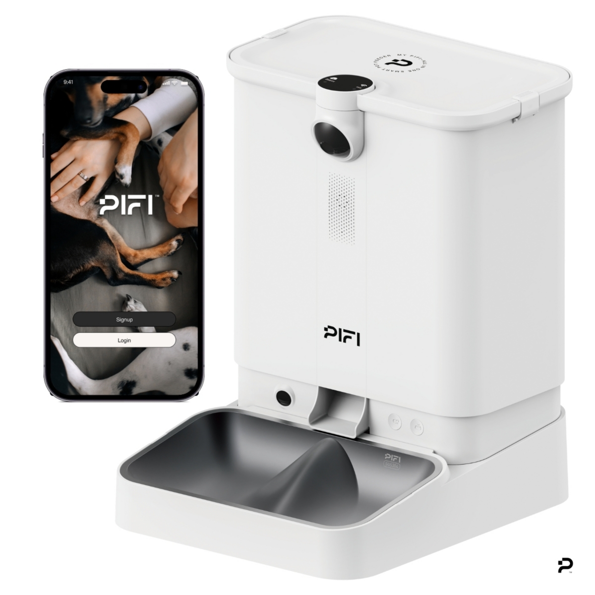 All-in-One Smart Pet Feeder - Dog Feeder & Cat Feeder - Multi Pet Feeder - Dual Hopper - Customizable Feeding Meal Tracking via App - 5g&2.4g Wi-