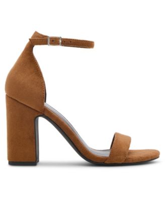 Sasha Two-Piece Block-Heel Dress Sandals