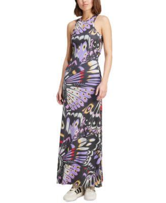adidas - Women's Farm Butterfly-Print Maxi Dress