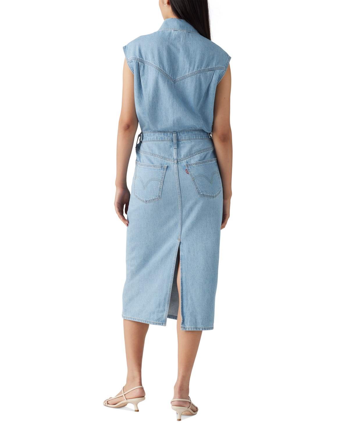Levi's Women's Cotton Iconic Sleeveless Denim Dress