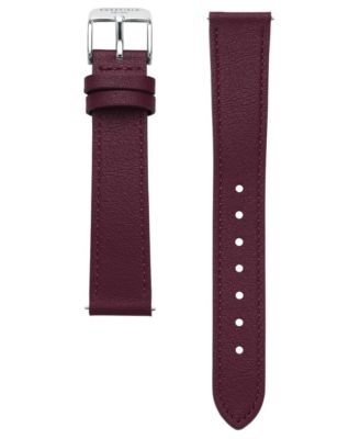 Heirloom Women's Burgundy Leather Watch 30.6mm