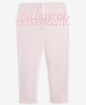 Baby Girls Mix and Match Velour Ruffle-Back Leggings, Macy's Exclusive
