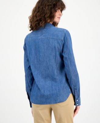 Women's Chambray Utility Shirt