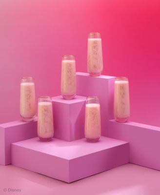 Princess Sketch Art Stemless Flute Glasses, Set of 6