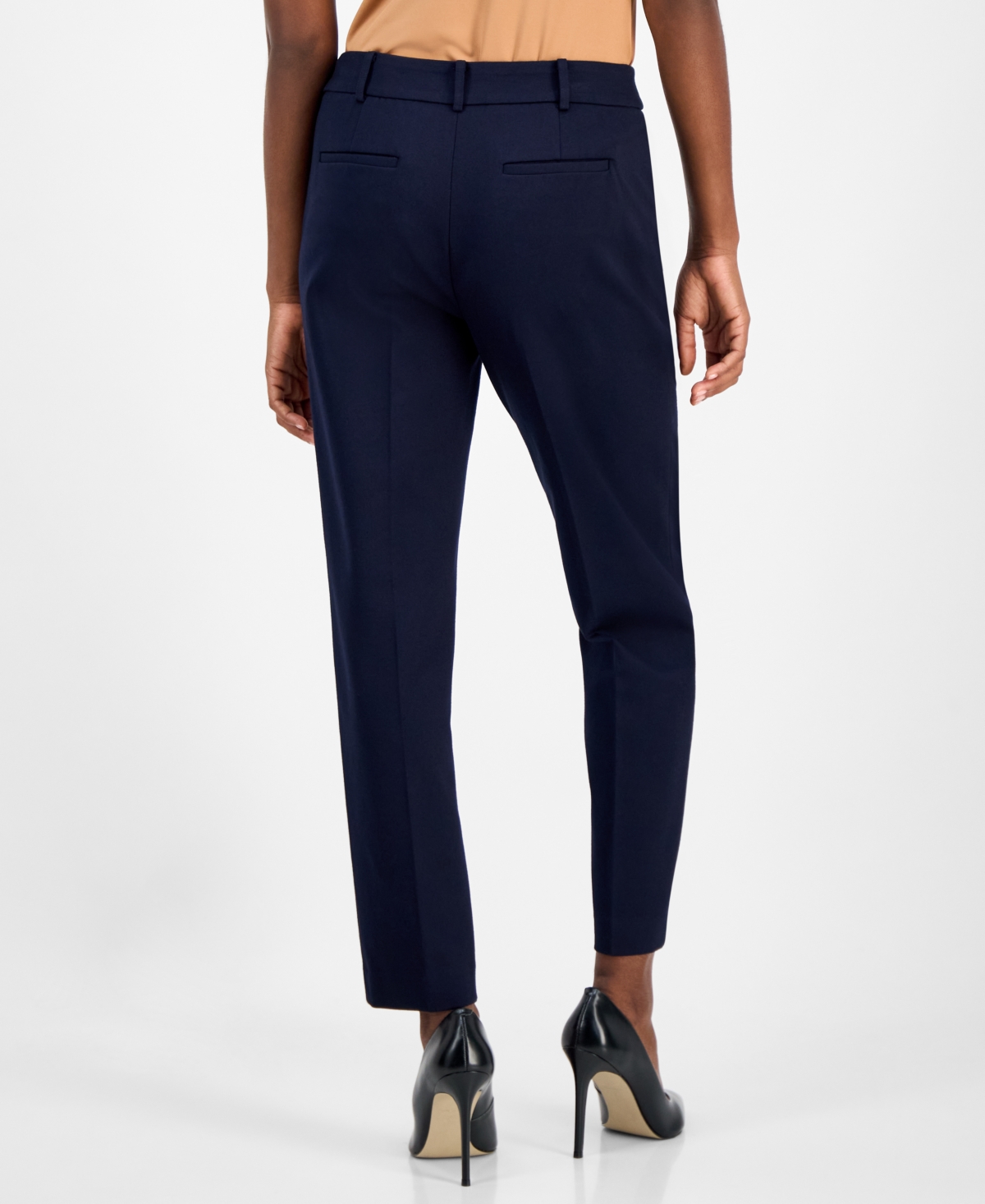Bar Iii Women's Compression High-Rise Straight-Leg Pants, Macy's Exclusive