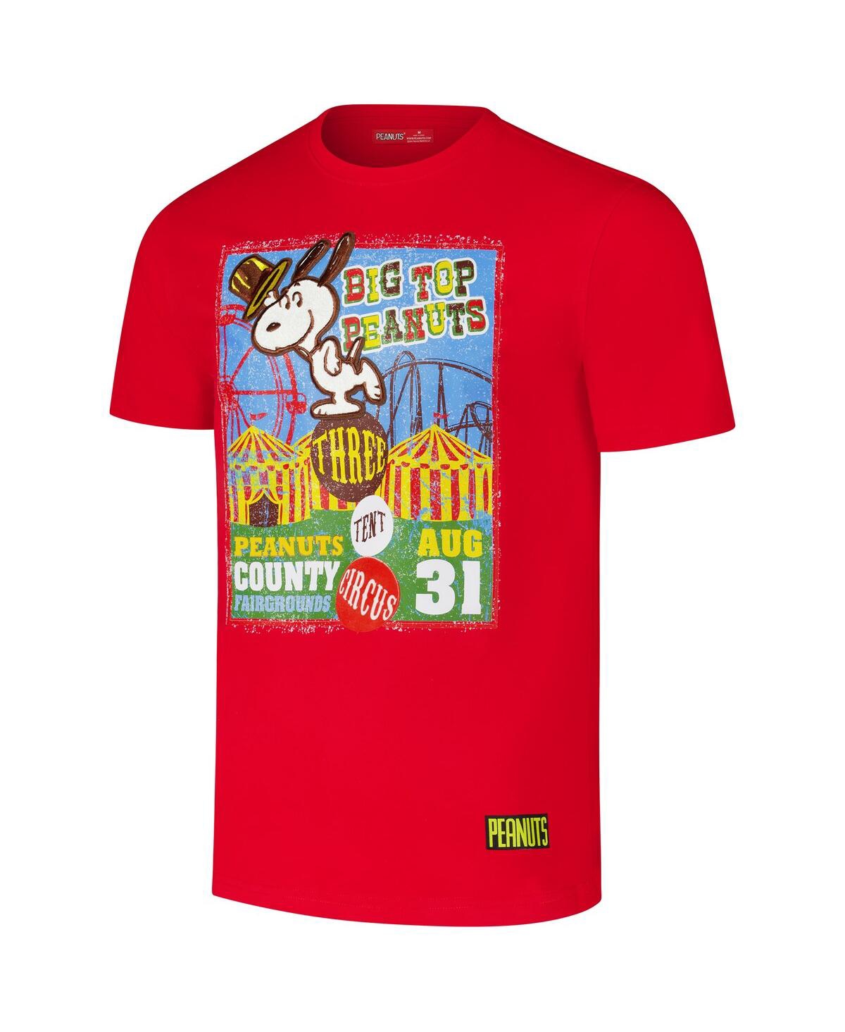 Freeze Max Men's Red Peanuts Circus T-shirt In Red
