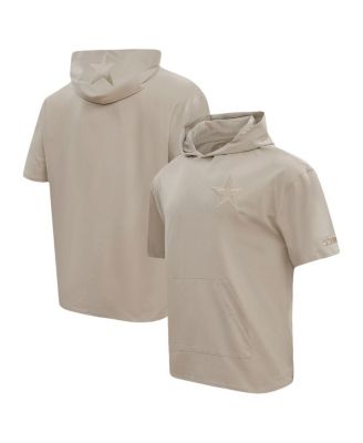 Pro Standard - Men's Tan Dallas Cowboys Neutrals Capsule Short Sleeve Pullover Hoodie