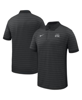 Nike - Men's Black Team USA Team Victory Stripe Polo