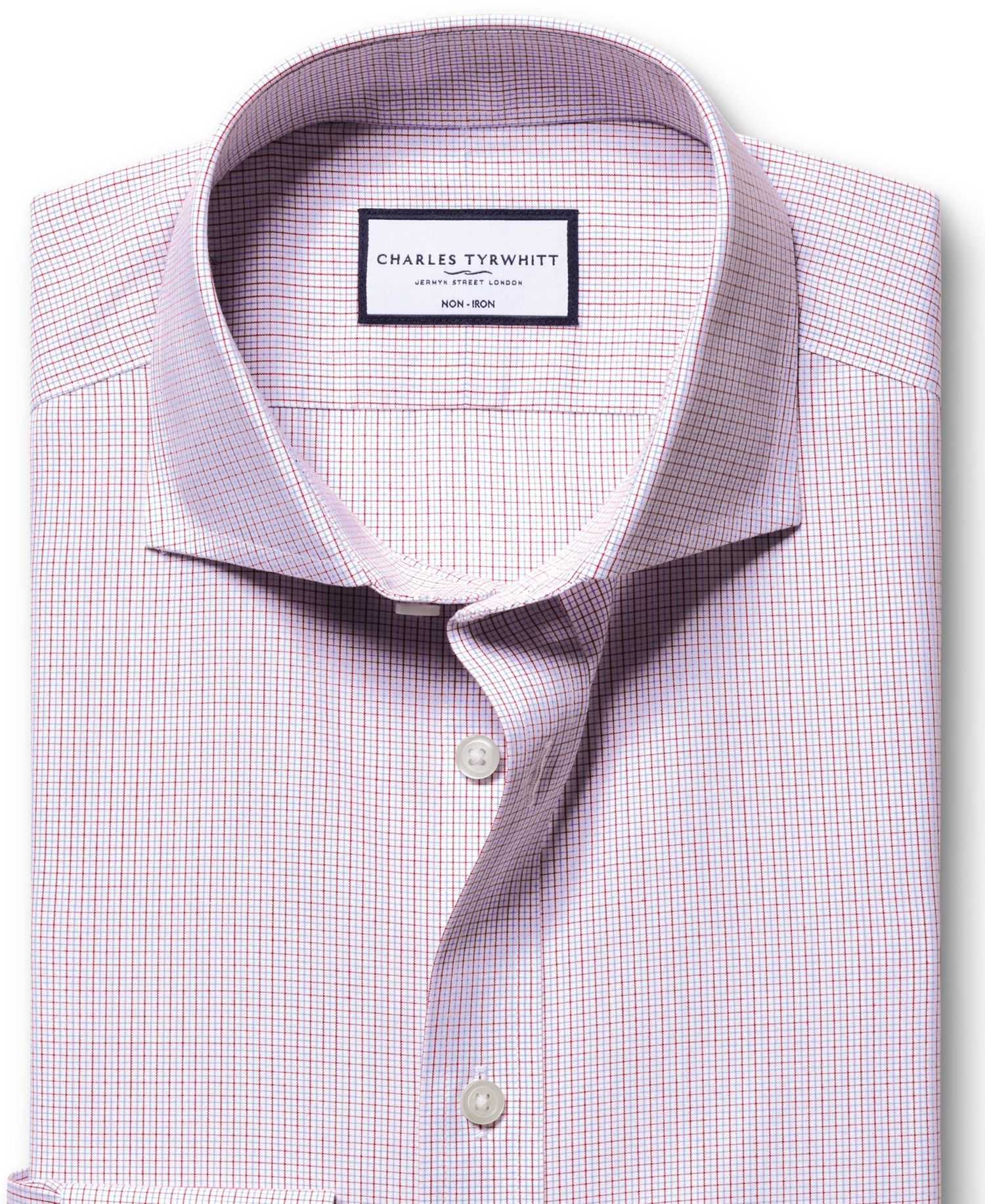 Men's Non-Iron Check Dress Shirt
