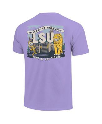 Big Boys and Girls Purple LSU Tigers Local Campus Scene T-Shirt