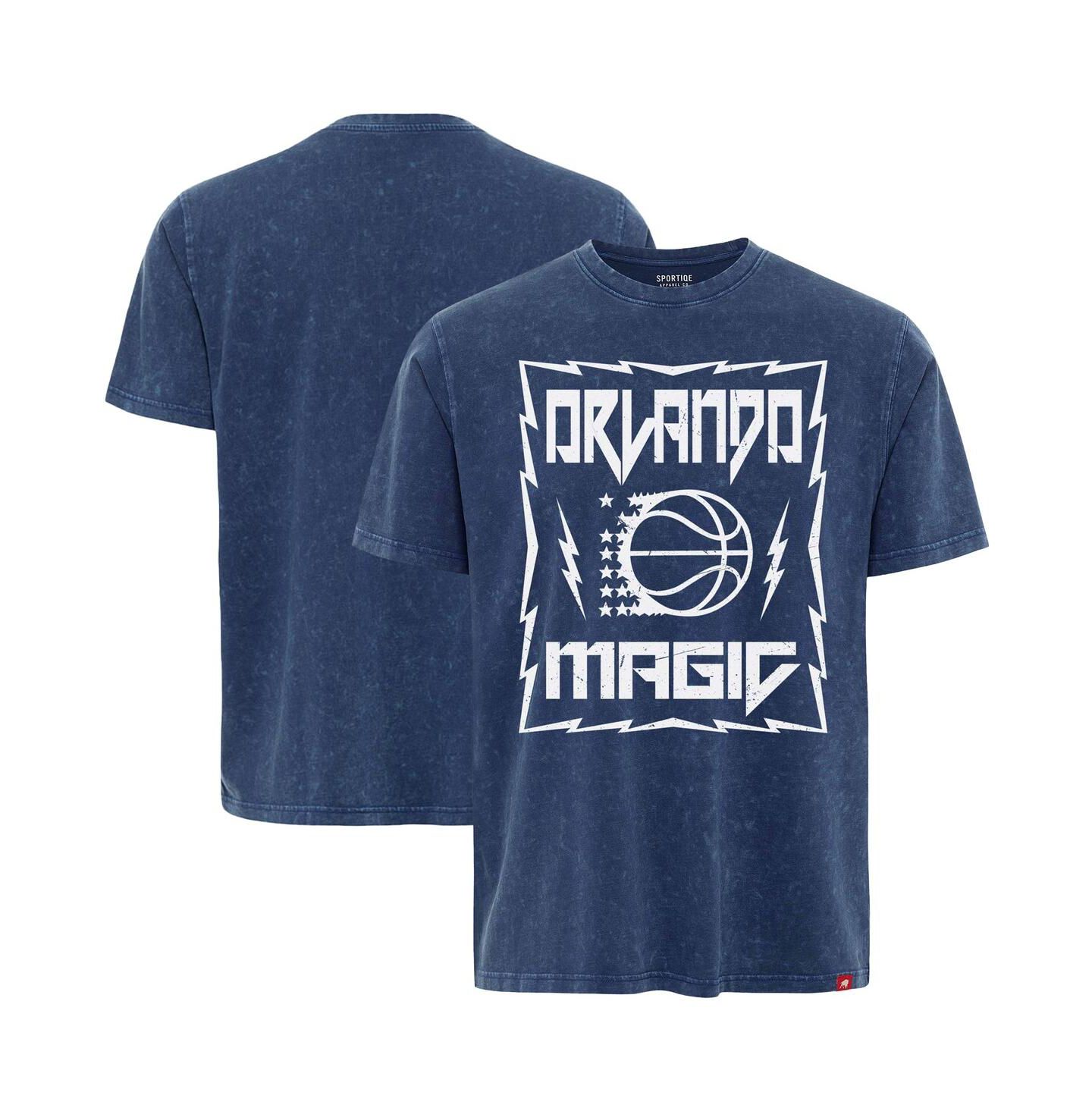 Футболка Sportiqe Blue Orlando Magic Rock Roll Collection Angus Premium Mineral Wash — фото 1