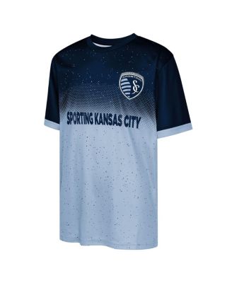 Big Boys and Girls Navy Sporting Kansas City Stalwart Defender T-Shirt