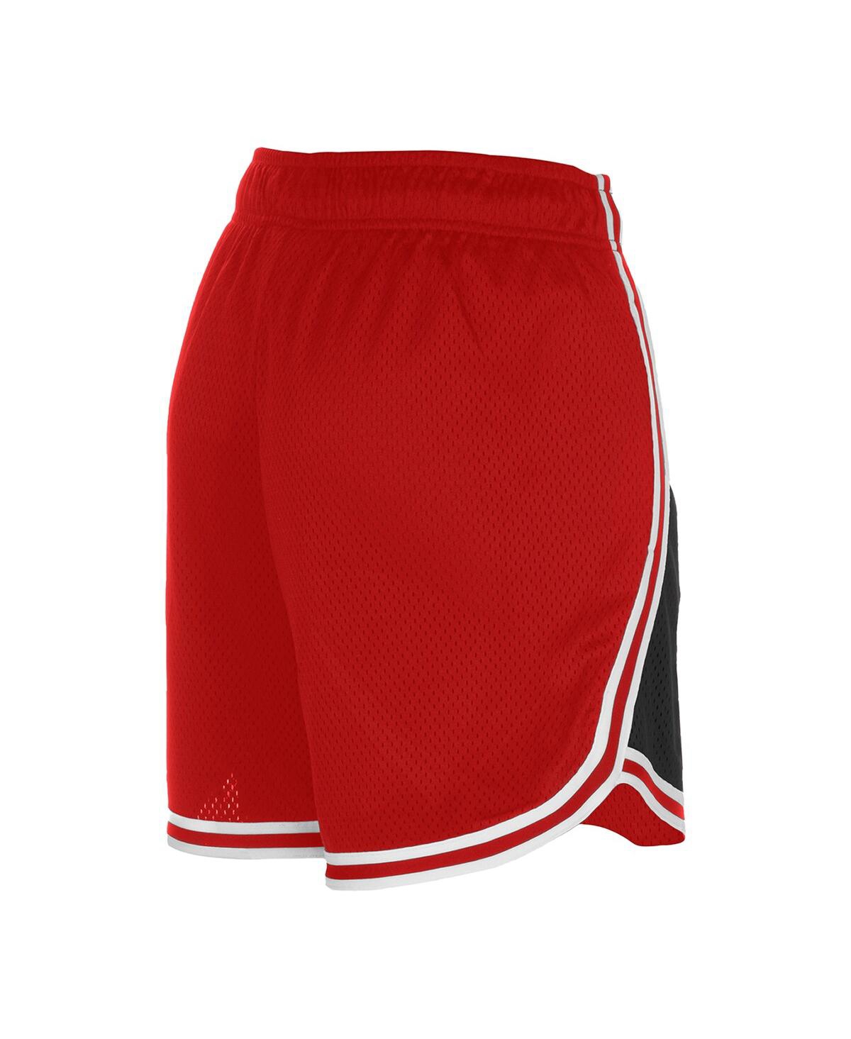 New Era Women's Black/red Kansas City Chiefs Sport Classics Mesh Shorts In Multi