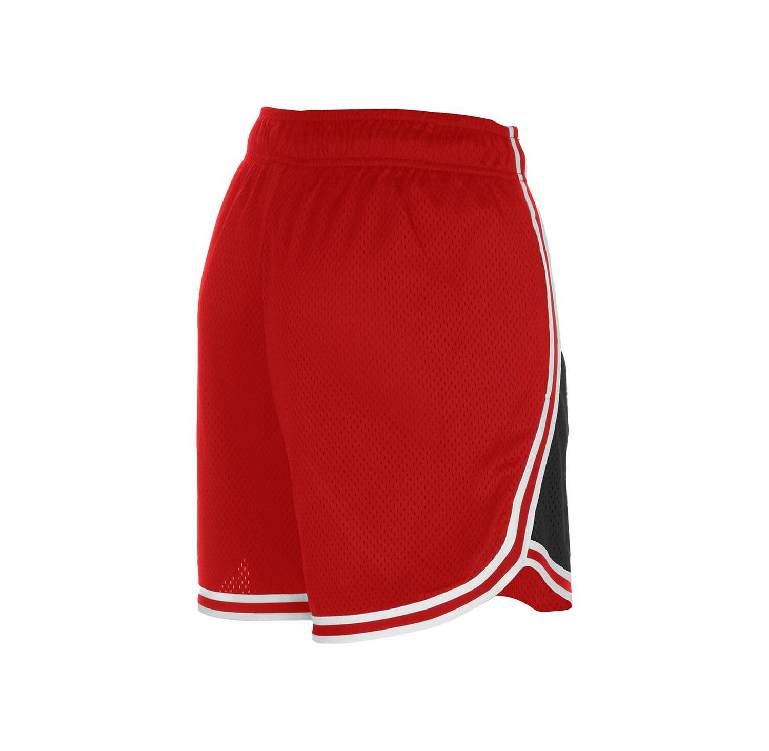 Women's Black/Red Kansas City Chiefs Sport Classics Mesh Shorts