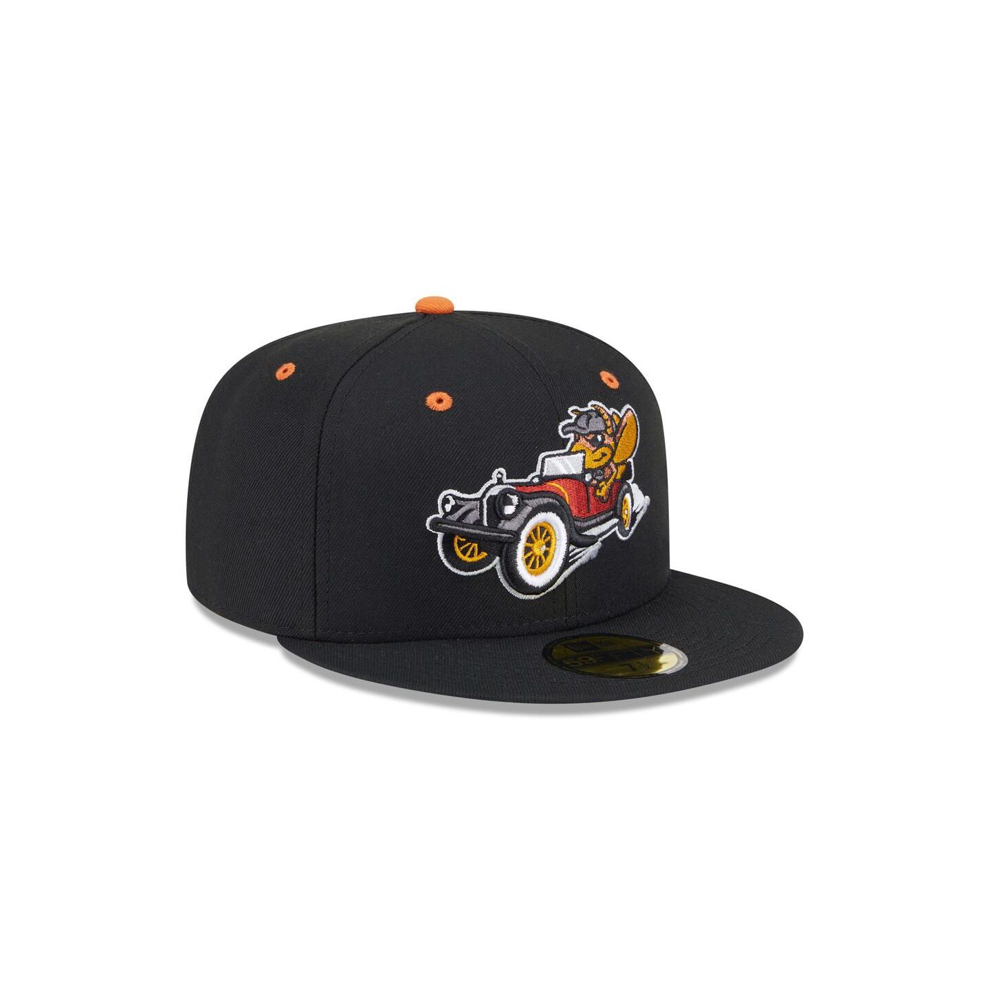 Мужская бейсболка New Era Winston-Salem Dash Theme Nights 59FIFTY, Black — фото 3