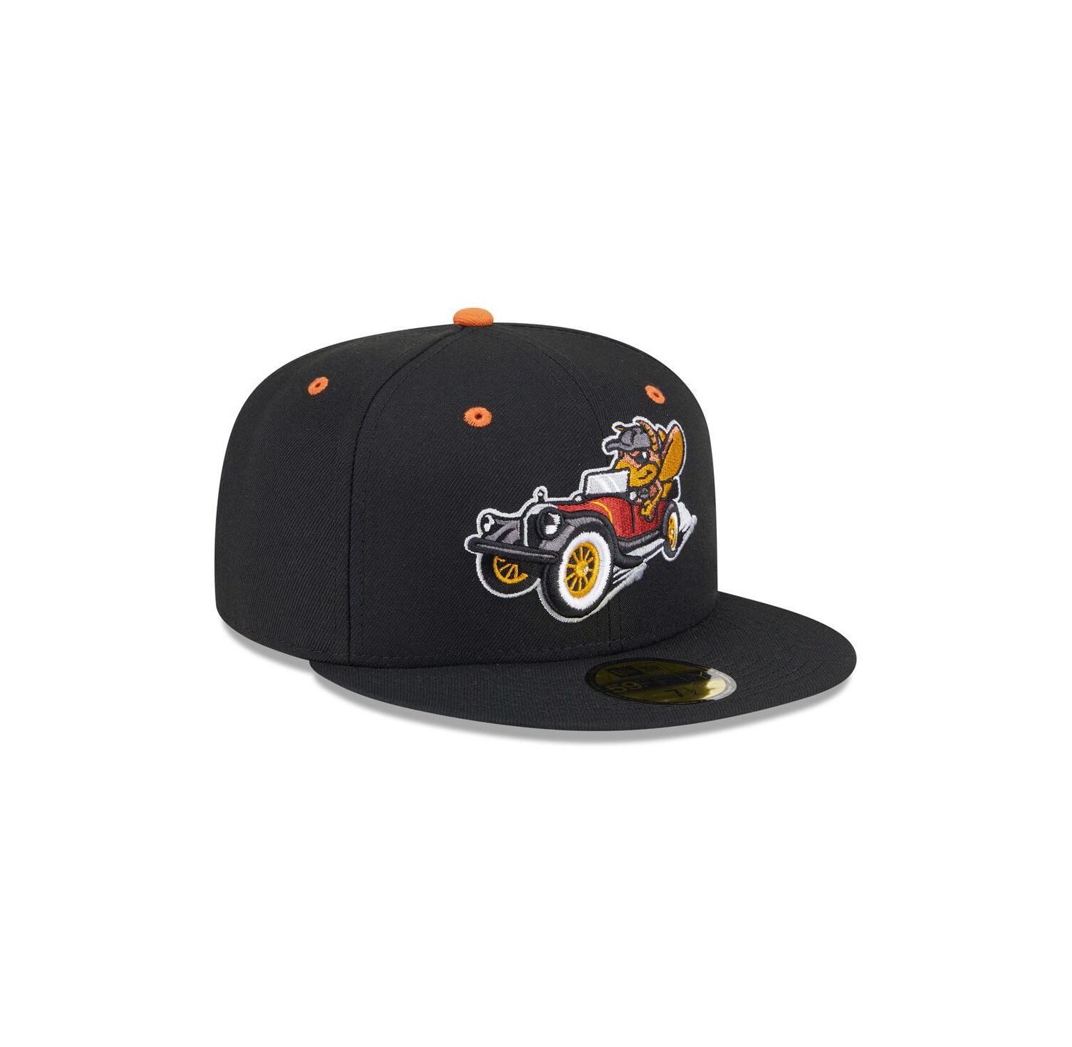 Men's Black Winston-Salem Dash Theme Nights 59FIFTY Fitted Hat
