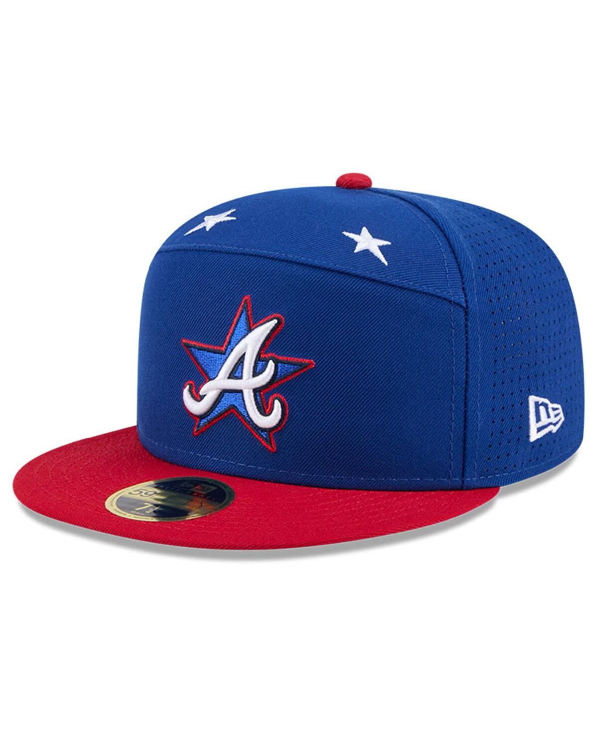 New Era Men's Blue/red Atlanta Braves 2025 Mlb All-star Game Workout Side Patch 59fifty Fitted Hat In Multi