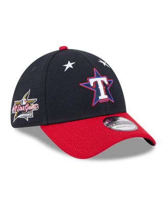 New Era - Men's Navy/Red Texas Rangers 2025 MLB All-Star Game Workout 39THIRTY Flex Hat